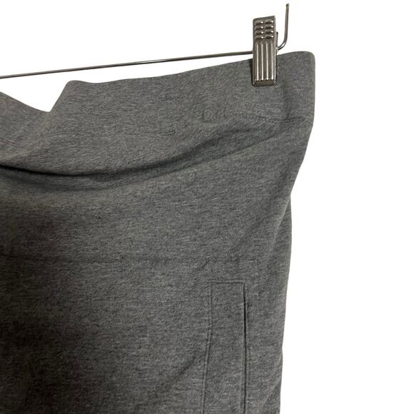 Norma Kamali Gray Strapless Tailored Terry Mini Dress Size Small - Picture 7 of 12